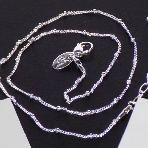 Lot 5 Origami Owl Jewelry Bundle.  Chain & 4 Charms.  Sterling Silver, Swarovski - Picture 6 of 8